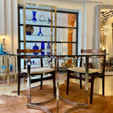 Round glass table 1970