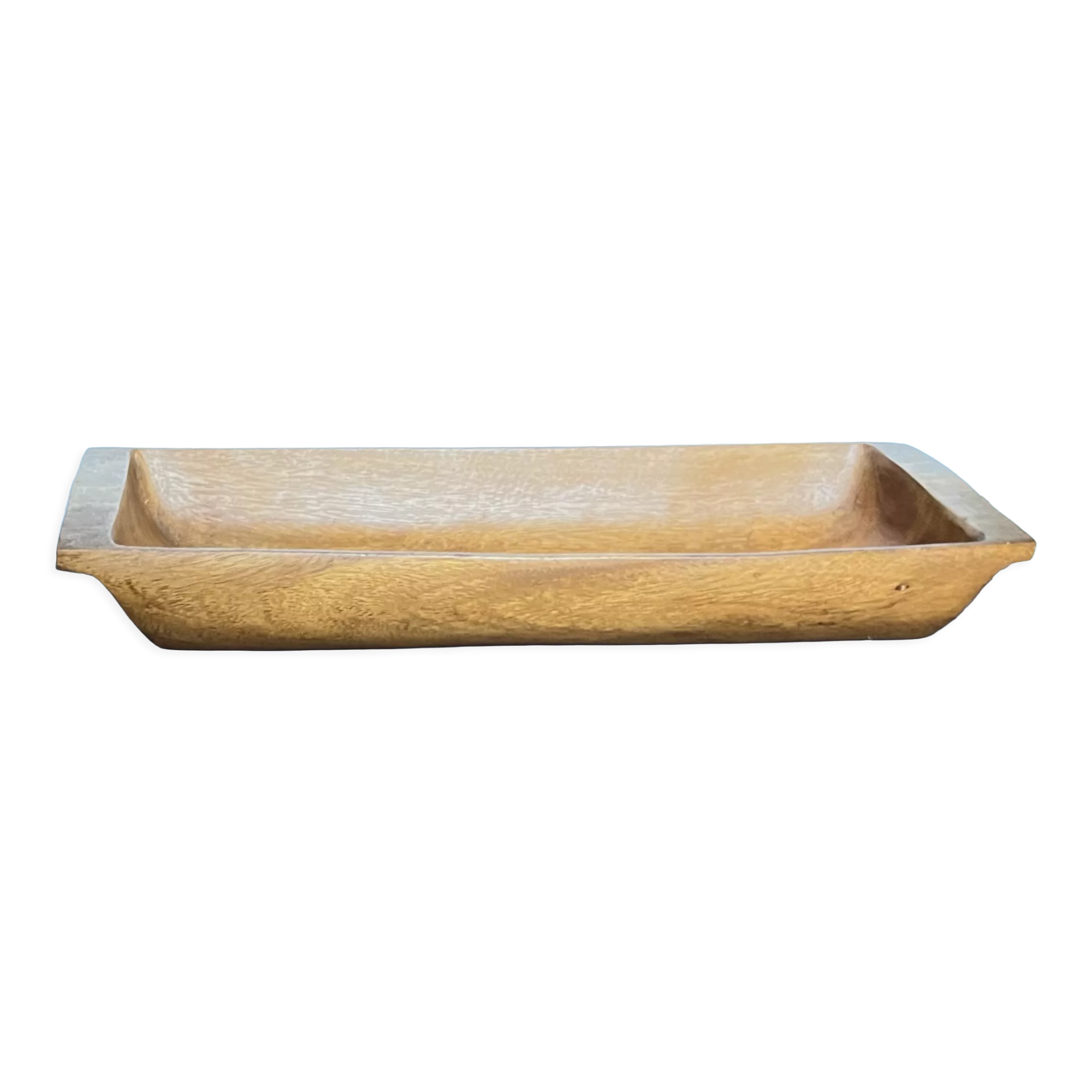 Wooden tray, rectangular