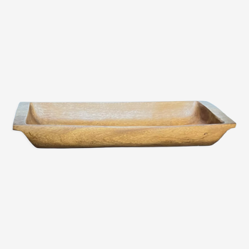 Wooden tray, rectangular