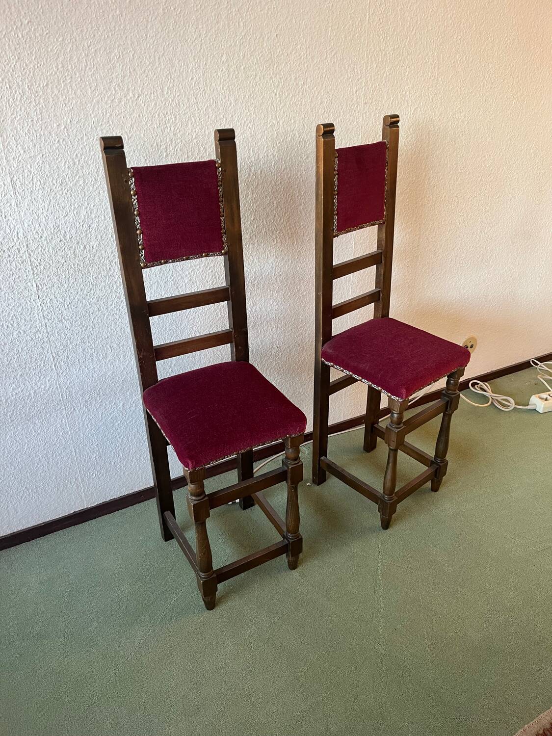 Pair of decorative chairs 1950/60