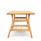 Audoux Minnet style 60's rattan bedside table