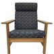 Fauteuil vintage Søren Holst Fredericia modèle 2461 design