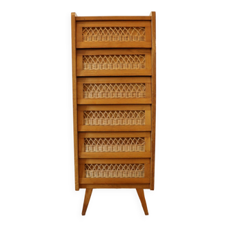 Rattan chiffonier