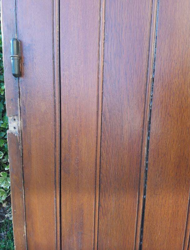 Double entrance door 227x142.2cm oak multi-point lock and frame