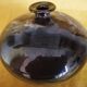 Glazed ceramic soliflore vase, signed (signature to be deciphered)