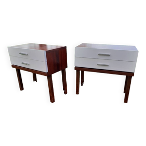 Paire de chevets vintage