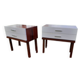 Pair of vintage bedside tables