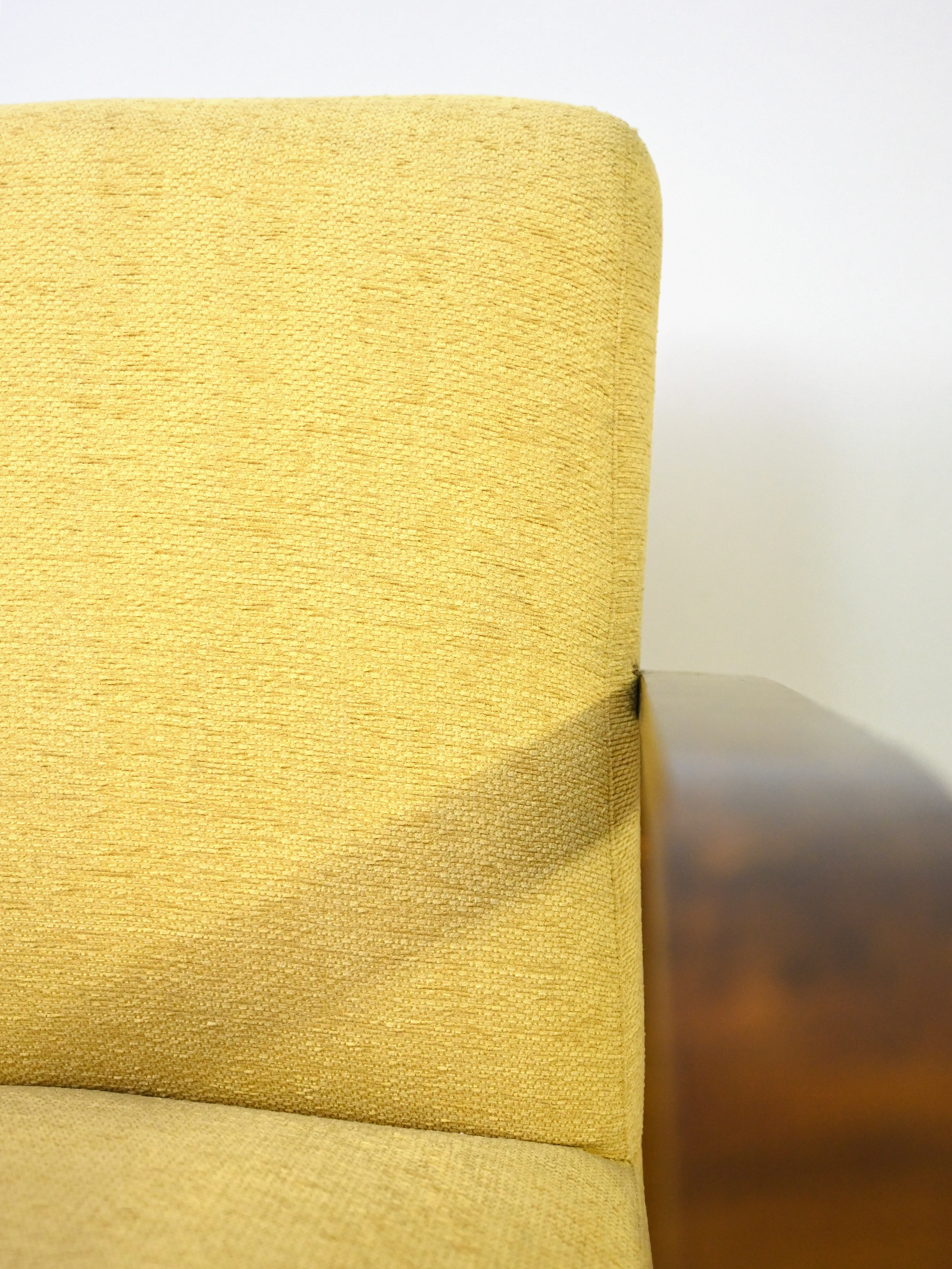 Pair of 1940s deco armchairs