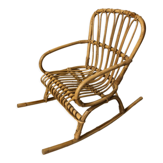 Chaise rotin enfant