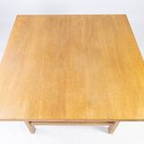 Coffee table in oak designed by Hans J. Werner and manufactured by PP Furniture.