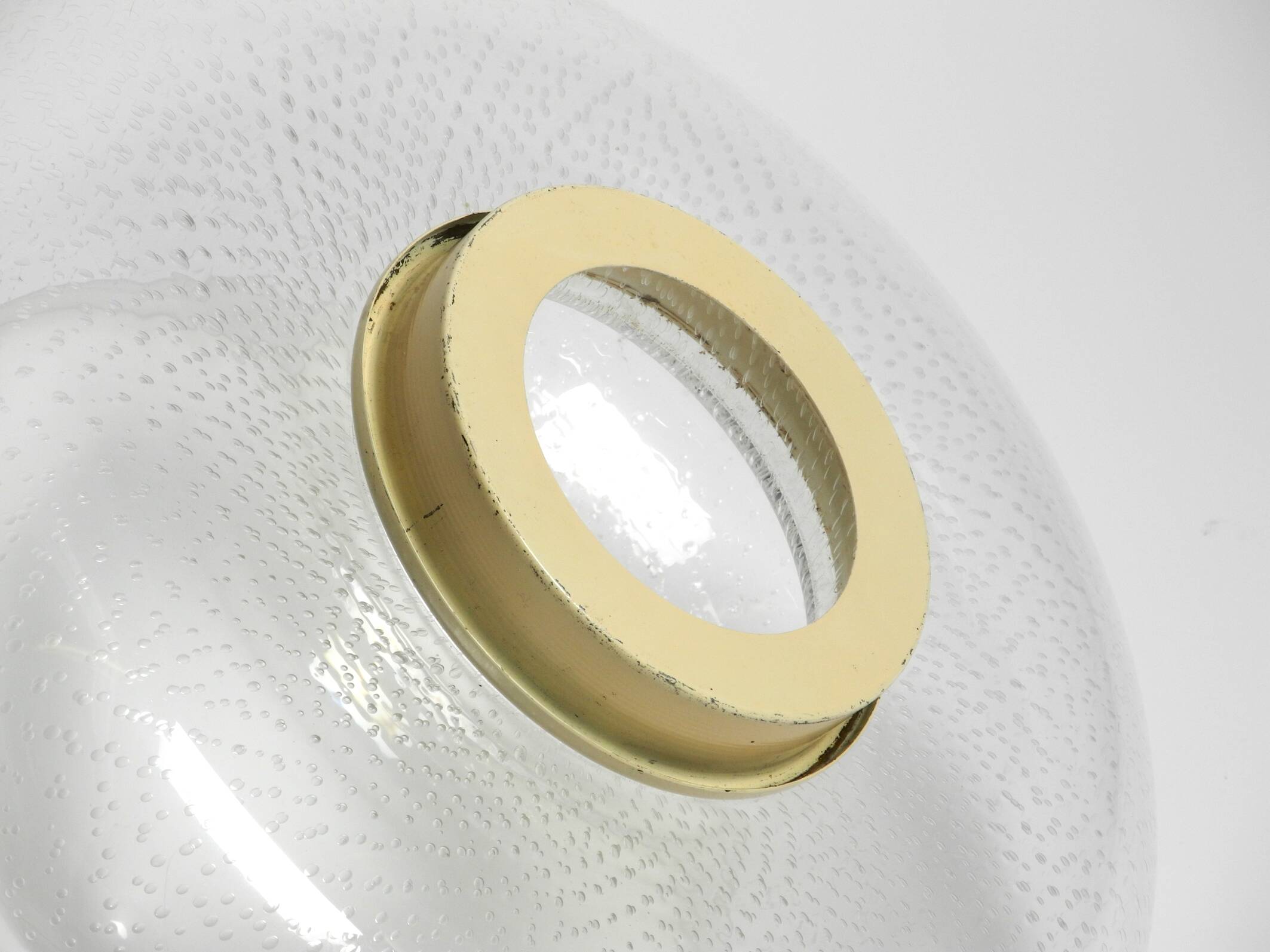 Lampe de table en verre de Murano en deux pièces des années 1960 par Roberto Pamio pour Leucos