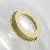 Lampe de table en verre de Murano en deux pièces des années 1960 par Roberto Pamio pour Leucos