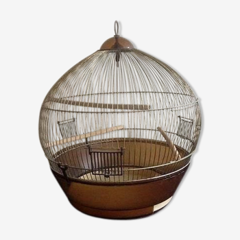 Cage oiseau années 70