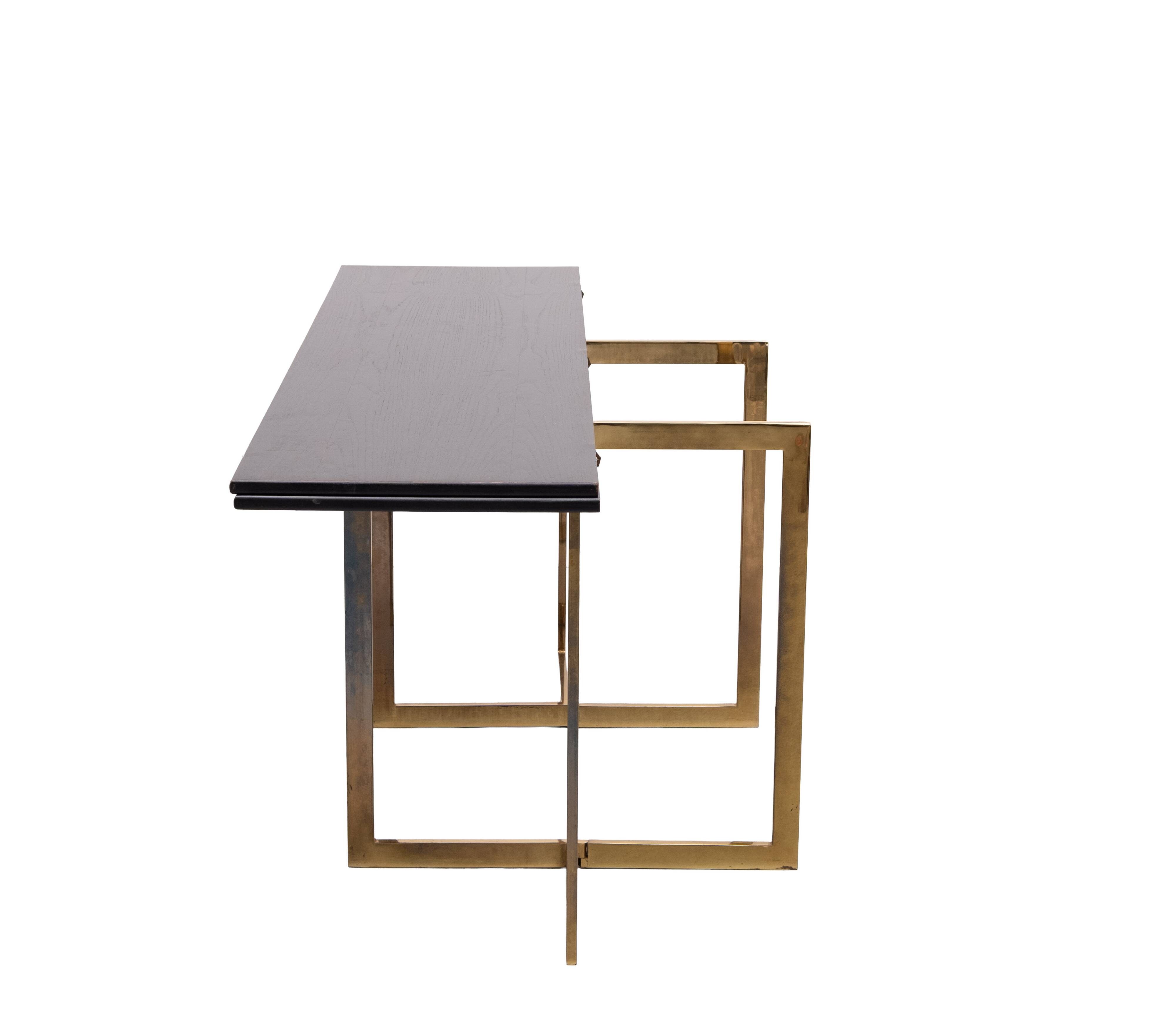 Modular folding out console table, 1970 Italy