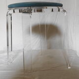 Plexiglas stool from the 80s