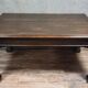 Important Renaissance style table in solid oak, circa 1850