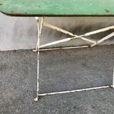 Former garden table folding iron table