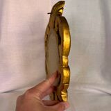 Miroir vintage en bois doré