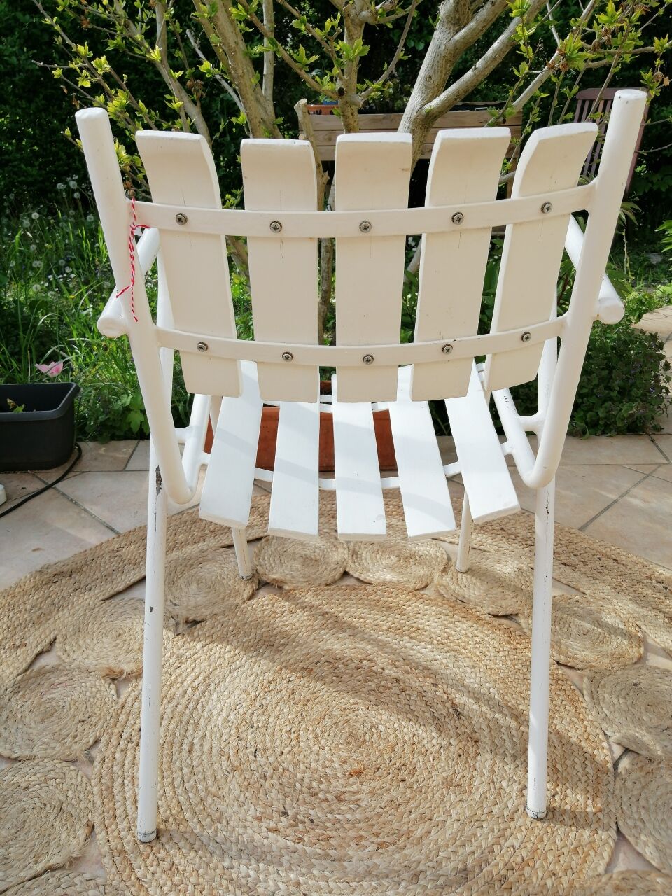 Vintage garden armchairs