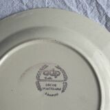 Lot de 4 petites assiettes à dessert blanches vintage D21