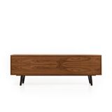 Vinyl Record Storage Cabinet Walnut "Silene"