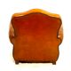 Fauteuil club cuir moustache