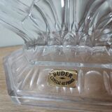 Vintage Buder 2-branched crystal candle holder