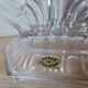 Bougeoir 2 branches en cristal buder vintage