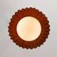 Mid-Century Italian Copper and Opaline Pendant Lamp