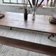XXL trestle farm table 4m and its benches