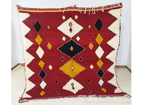 204x176cm moroccan berbere carpet