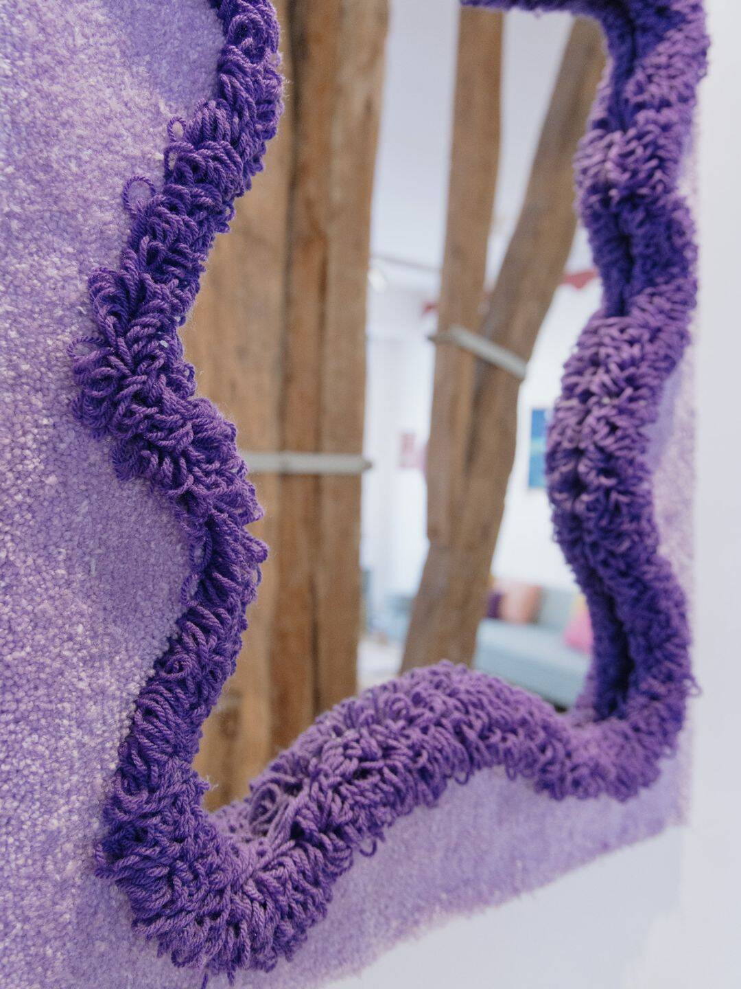 Lilac organic mirror