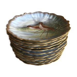 Assiettes chasse XIX eme
