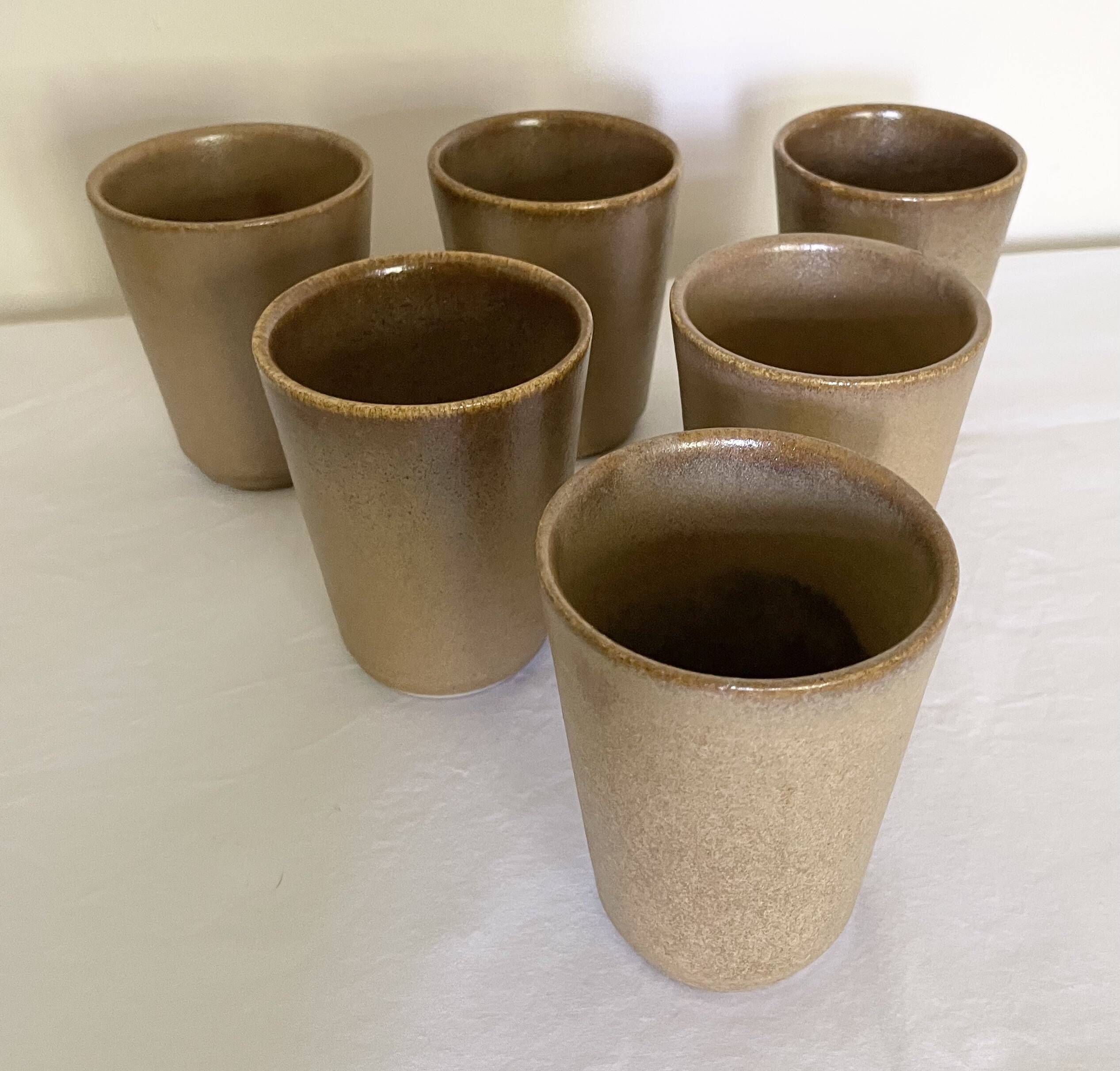 Digoin stoneware mugs