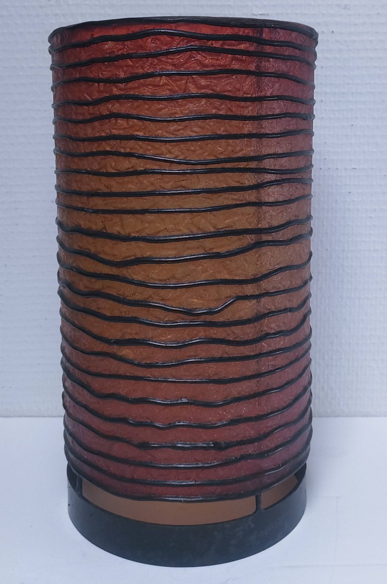 90s design metal resin cylinder lamp