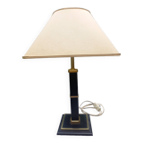 Vintage black and gold Robert De Schuytener lamp