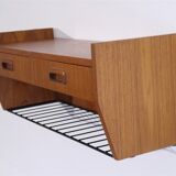 Vintage Scandinavian teak floor 1960