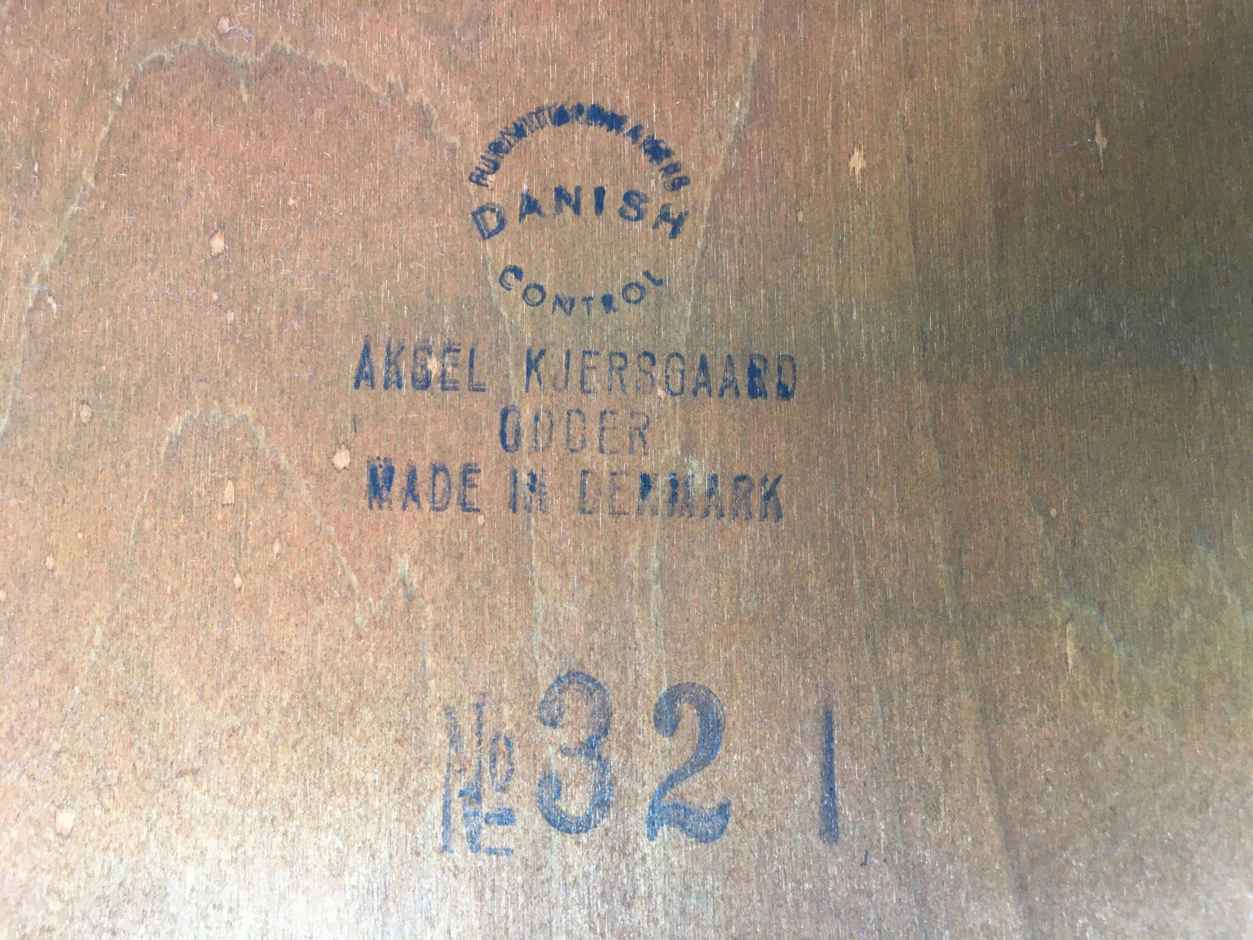 Banc scandinave de Aksel Kjersgaard en palissandre années 60