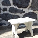 Wooden footboard wabi sabi