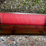 Transitional Louis XV - Louis XVI commode from the 19th century.