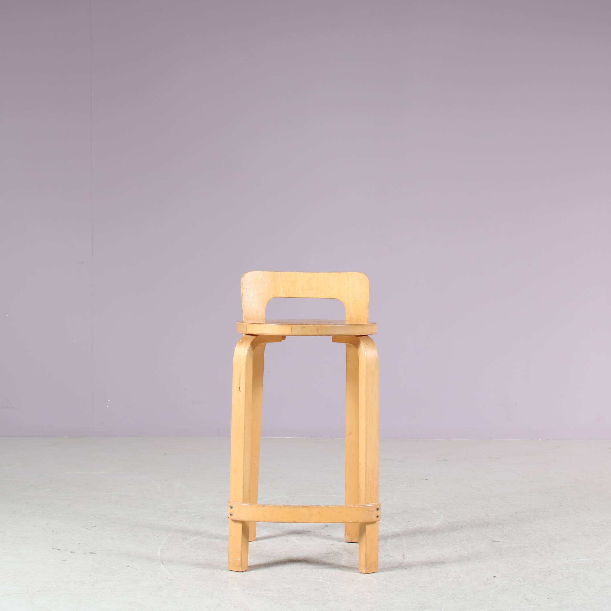 1960s “K65” Stool by Alvar Aalto for Artek, Finland