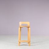 1960s “K65” Stool by Alvar Aalto for Artek, Finland