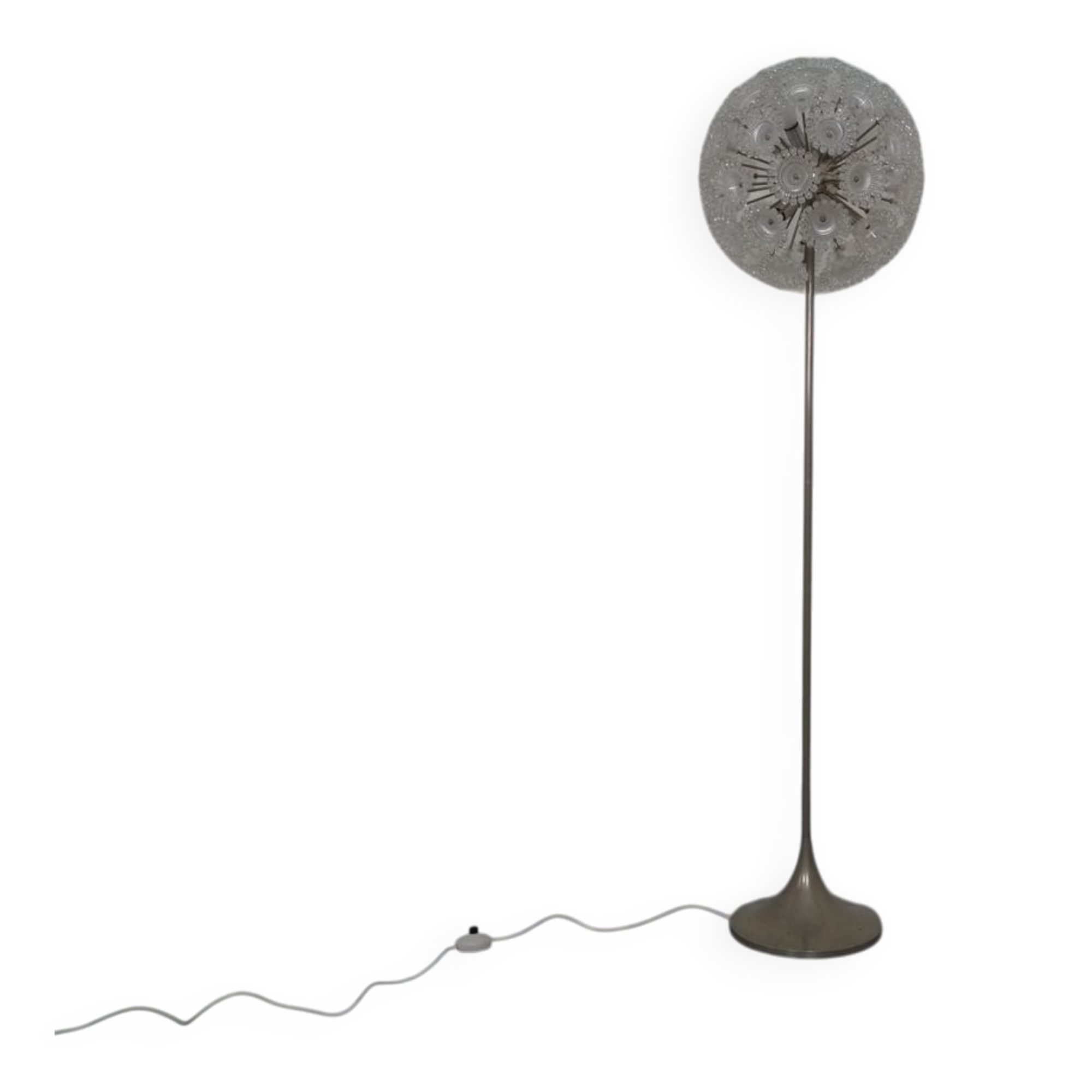 Floor lamp with tulip base from Sölken Leuchten, 1960s.