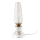 Ceramic and glass flute lamp