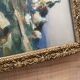 Oil "les Sanguinaires" under glass, 1950s-60s