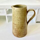 Pitcher sandstone vase signed