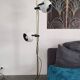 1970s vintage floor lamp eyes ball