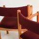 Set of 4 beech armchairs, Denmark, 1960s