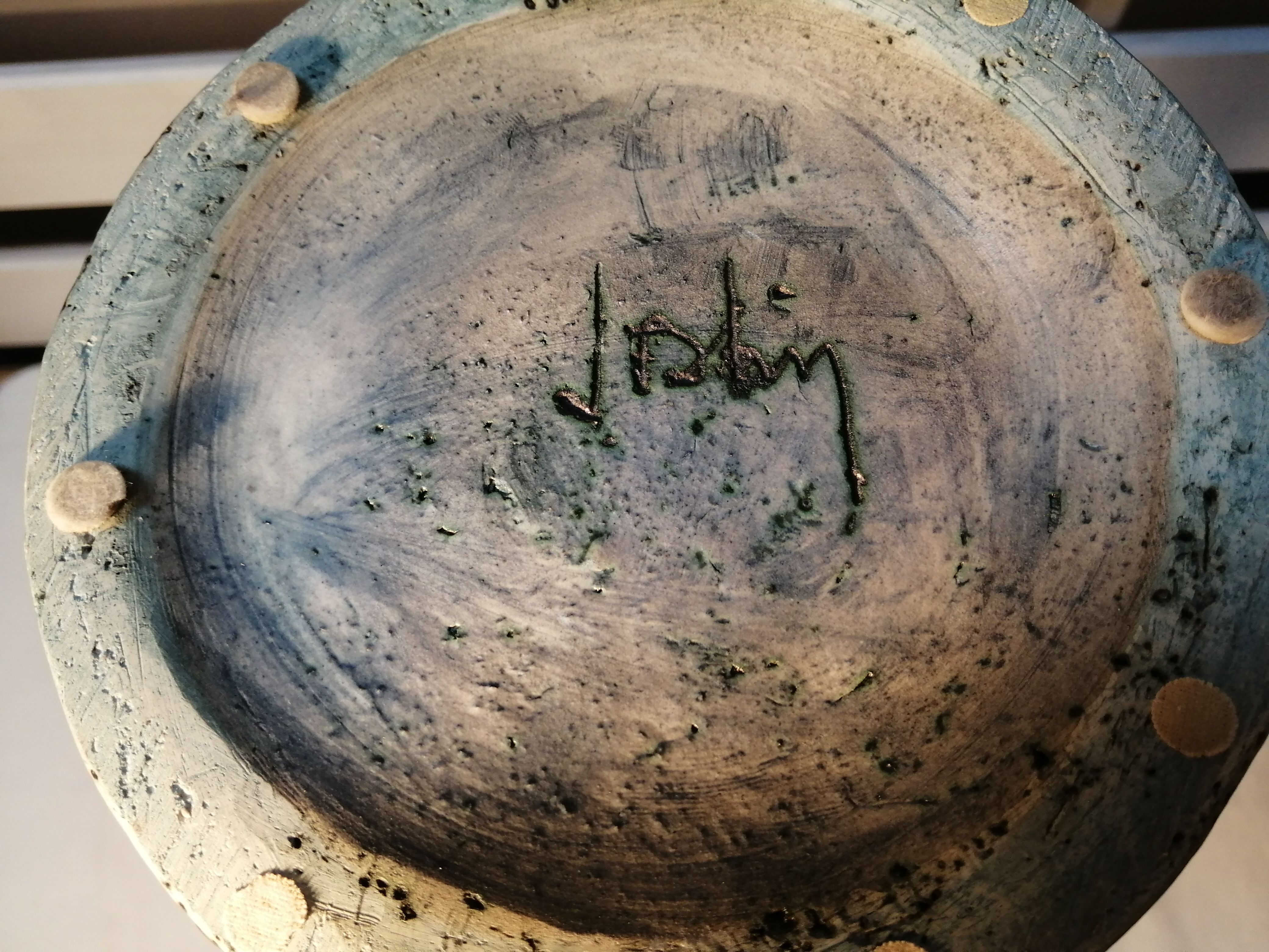 Jacques Blin ceramic table lamp 50/60