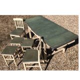 Mado table 2 stools 2 armchairs